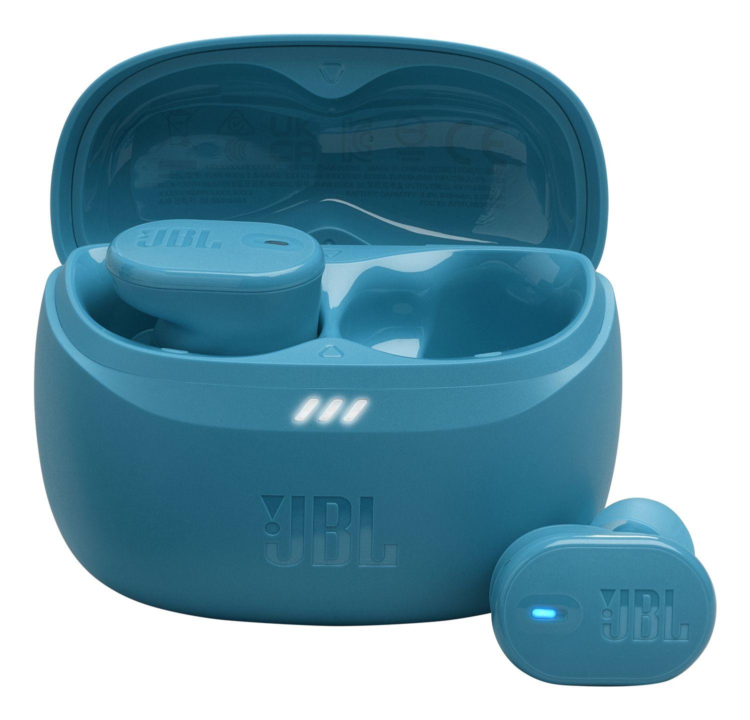 Auscultadores JBL Tune Buds 2 (Binaural - True Wireless Stereo - Intra-aural - Turquesa)