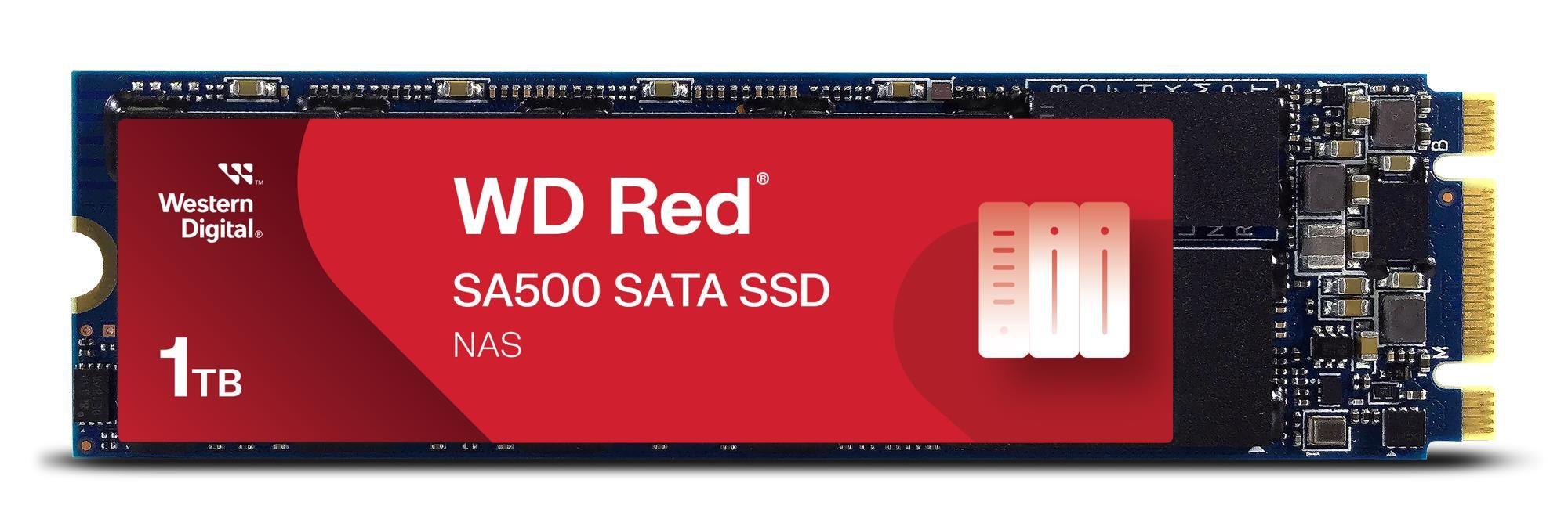 SSD WESTERN DIGITAL WD Red SA500 WDS100T1R0B (1 TB - M.2 2280 - Serial ATA III), miniatura 3