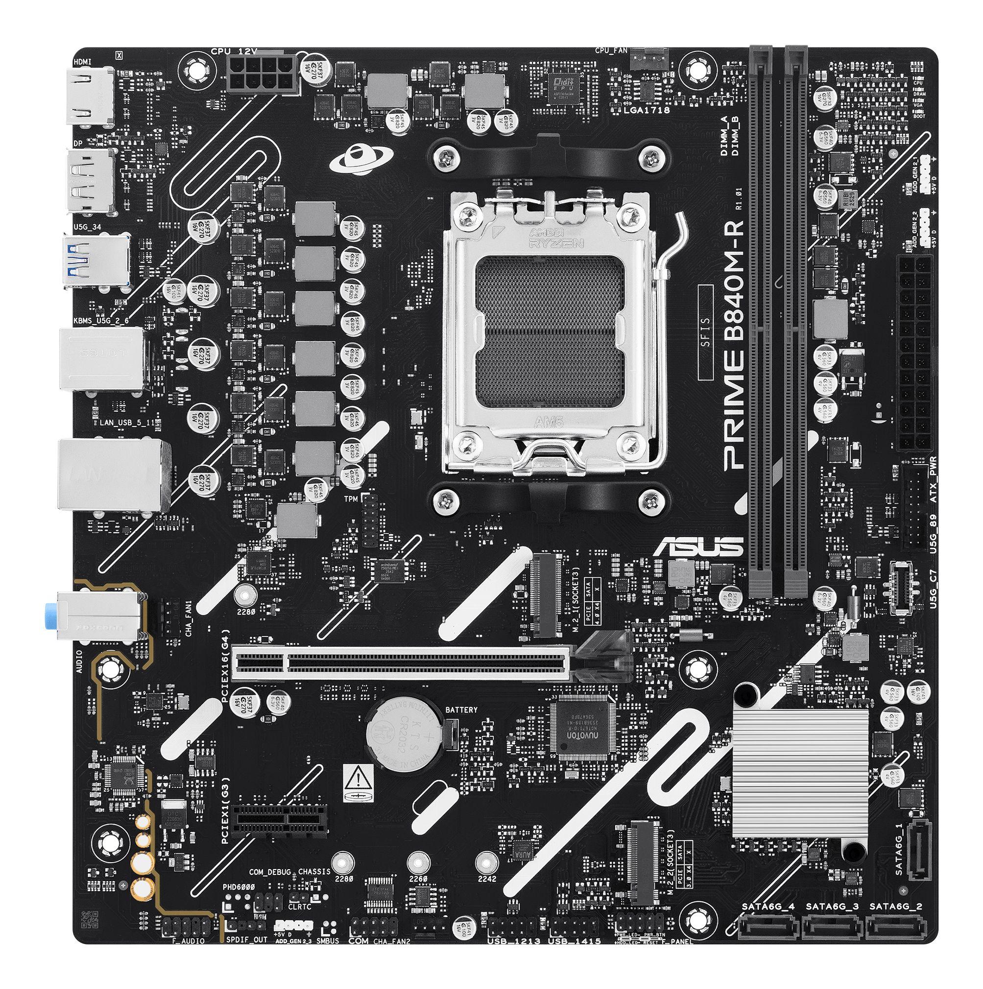 Motherboard ASUS PRIME B840M-R (AM5 - micro ATX - 7600 MHz - Multicor)