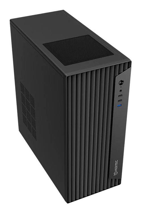 Caixa PC HIDITEC Blok (ATX, ITX, micro ATX - Midi Tower - ATX, ITX, Micro-ATX - Preto) — miniatura 3
