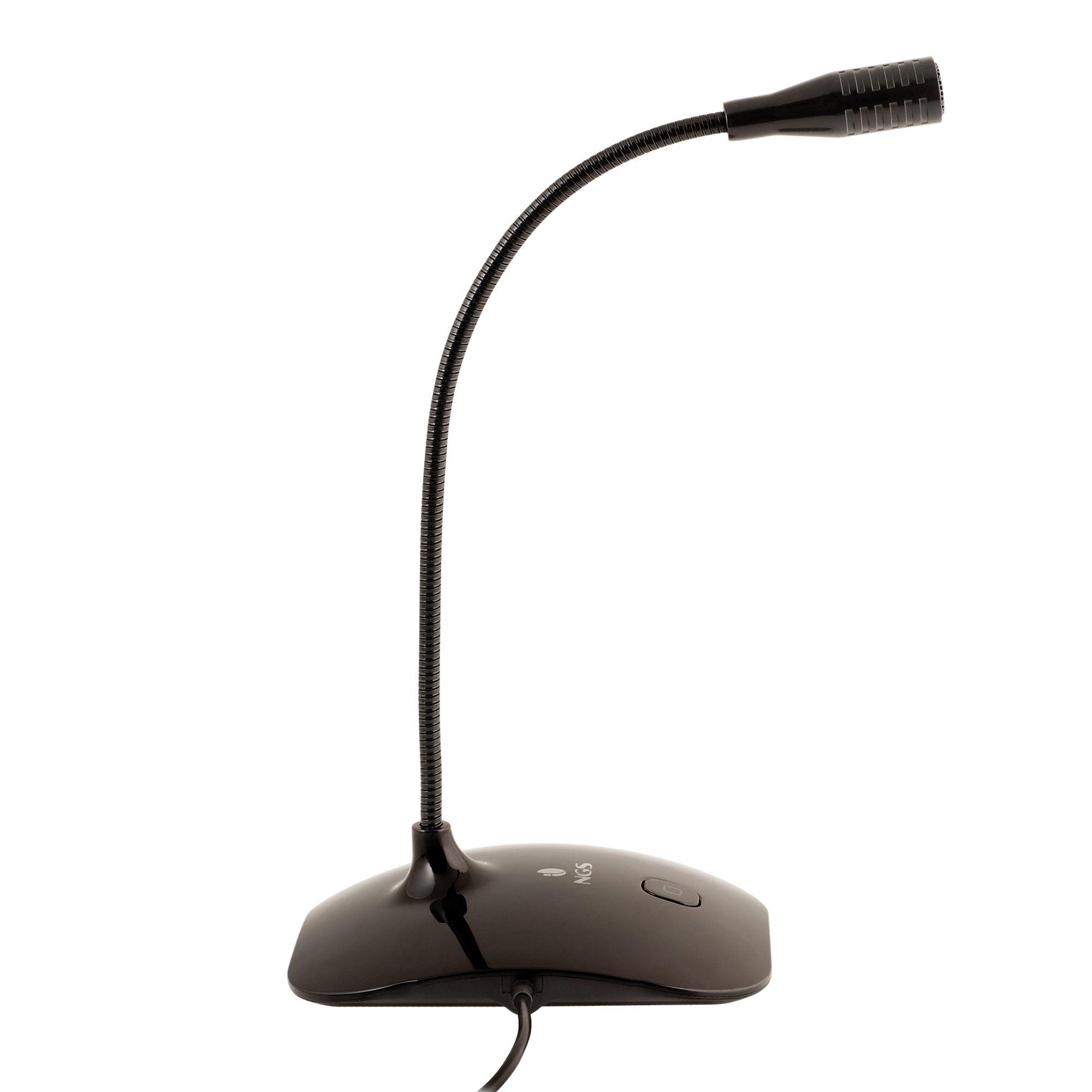 Microfone NGS MS-115 (Microfone para PC - Com fios - 3.5 mm - Preto) — miniatura 3