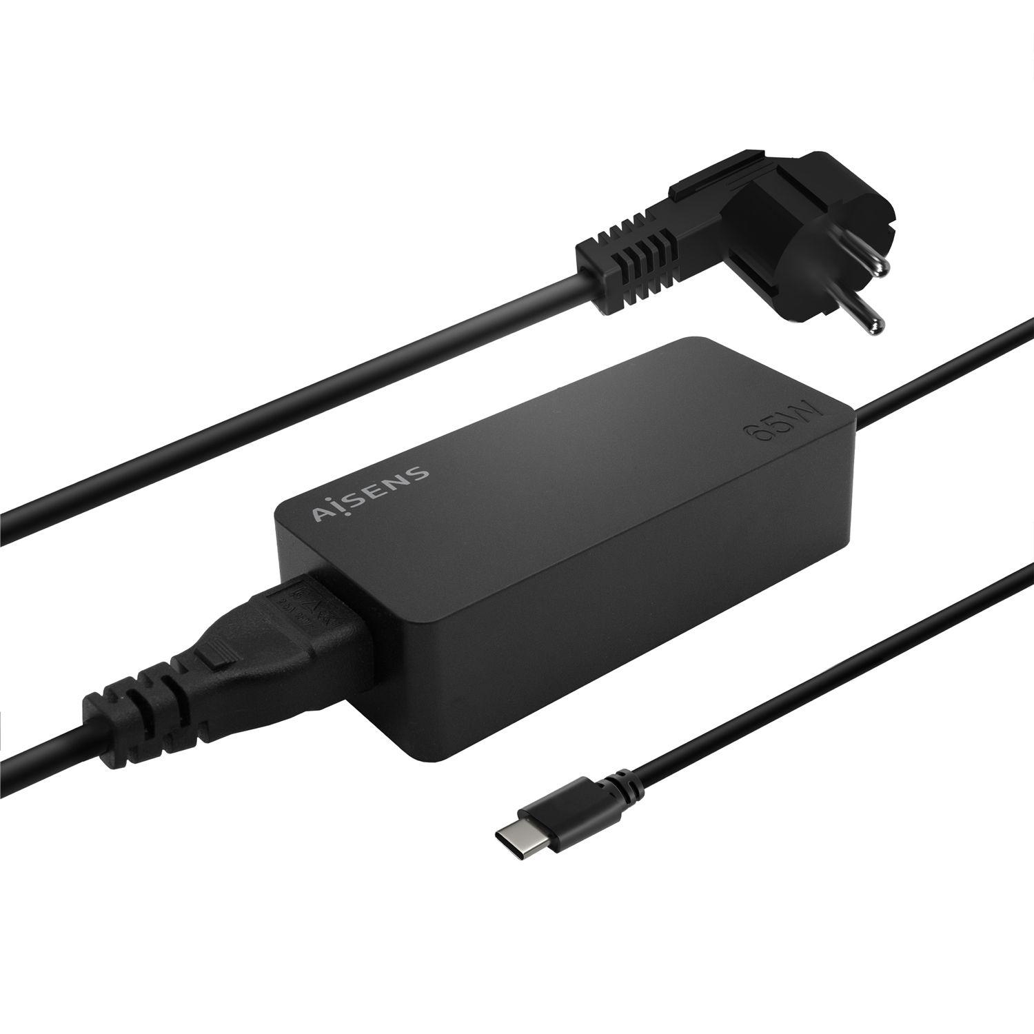 Carregador USB-C AISENS ASCH-1PD65D-BK (65 W - 1.5 A - 3,25 A - Preto), miniatura 2