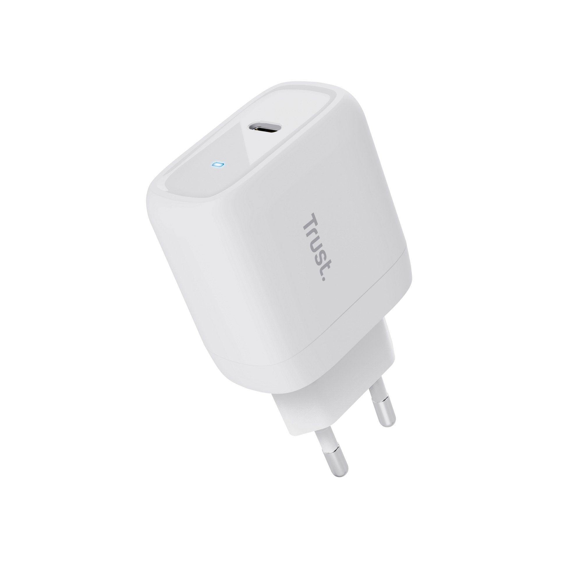 Carregador de Parede TRUST Maxo (USB-C para USB-C - Universal - Corrente alternada - Branco), miniatura 2