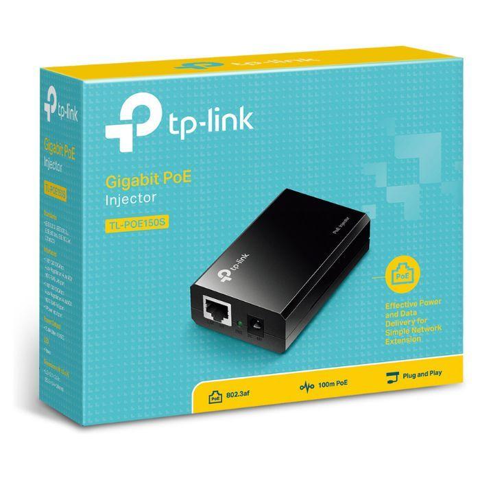 Injetor PoE TP-LINK TL-POE150S (1 unidade - 10, 100, 1000 Mbit/s - Preto), miniatura 3
