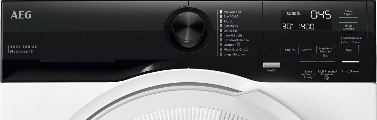 Máquina de Lavar Roupa Independente AEG LFE6G54H2B (1400 RPM - B - 52 l - Branco), miniatura 2