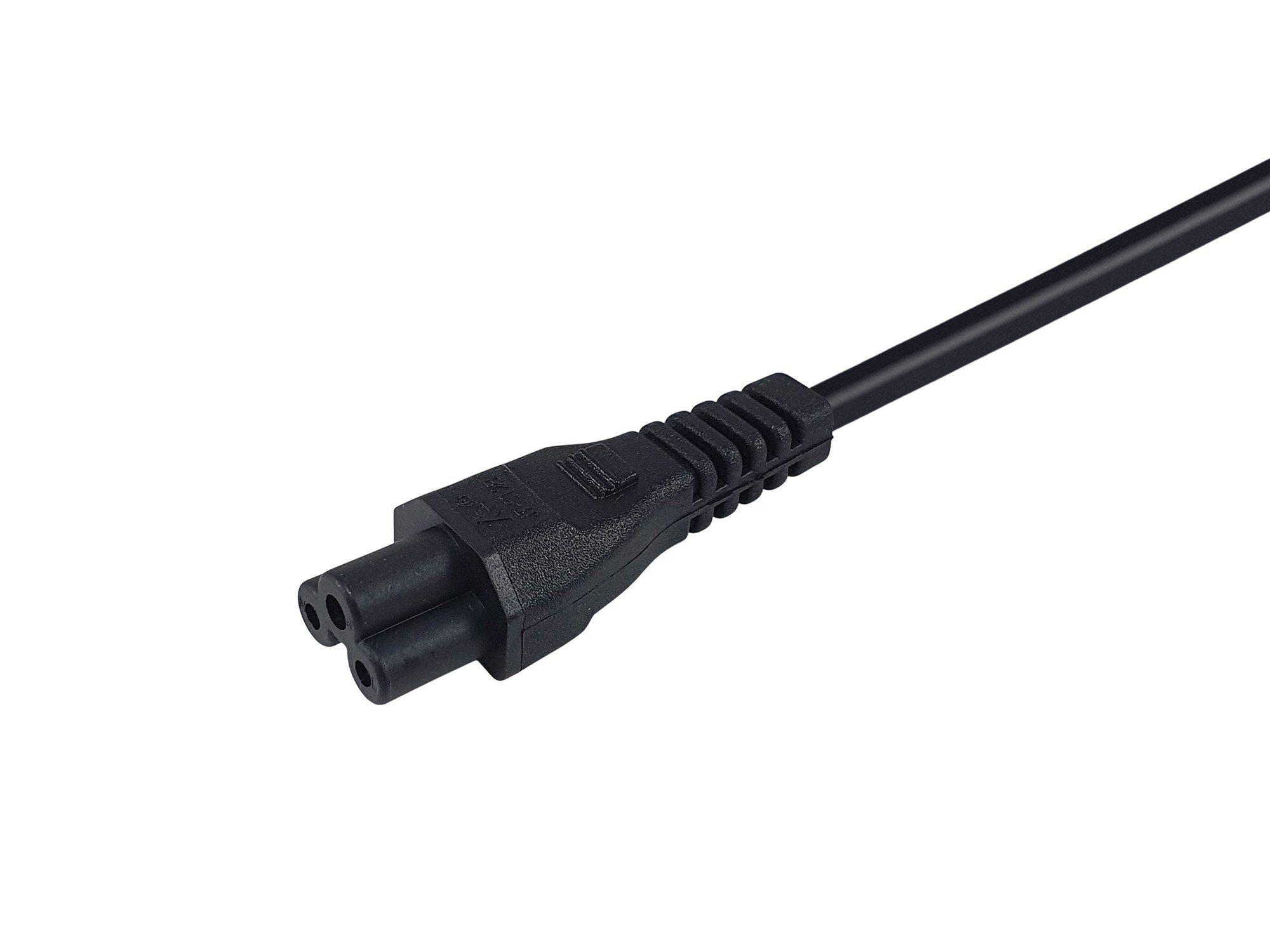 Cabo de Alimentação EQUIP 112231 (3 m - T12 macho - Acoplador C5 fêmea - Preto) — miniatura 2
