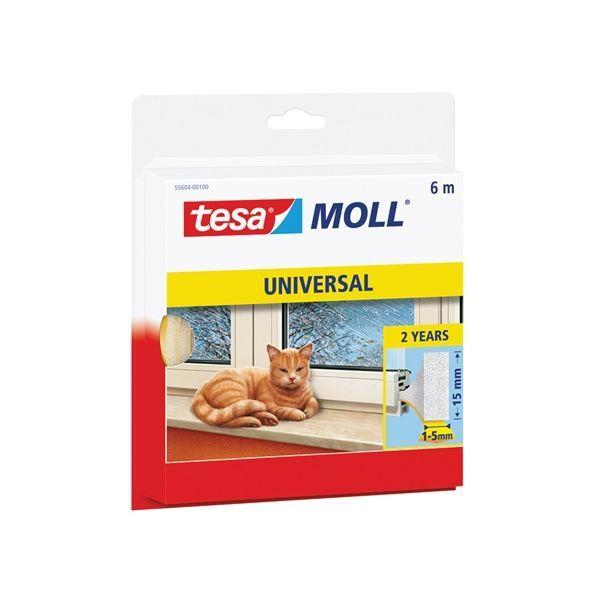 Fita de Vedação em Espuma TESA tesamoll Schaumstoff Universal (Branco), miniatura 2