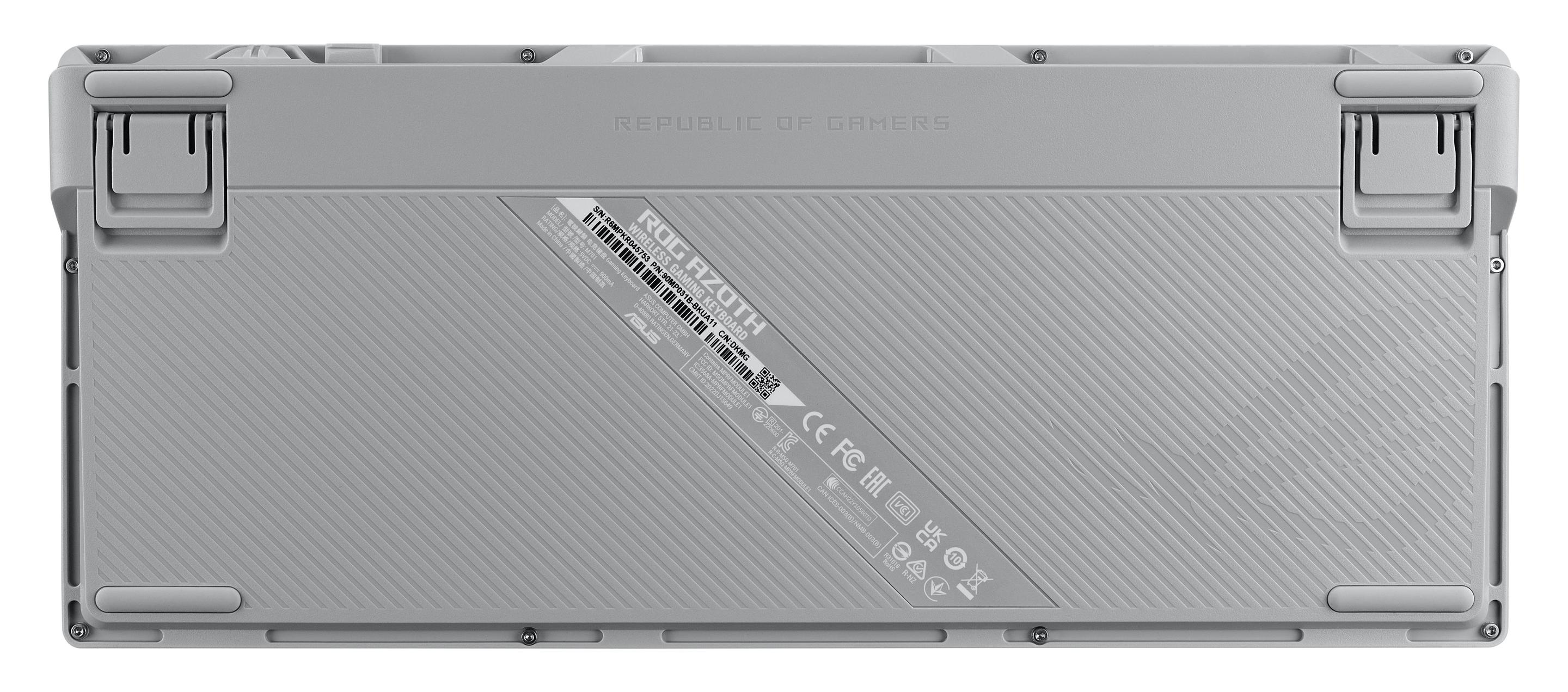 Teclado ASUS ROG Azoth White (Alemão - Interruptor de chave mecânico - 75% - Branco) — miniatura 6