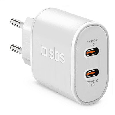 Carregador de Viagem SBS TETRPD20CCW (Até 20 W - 20 W - Branco)