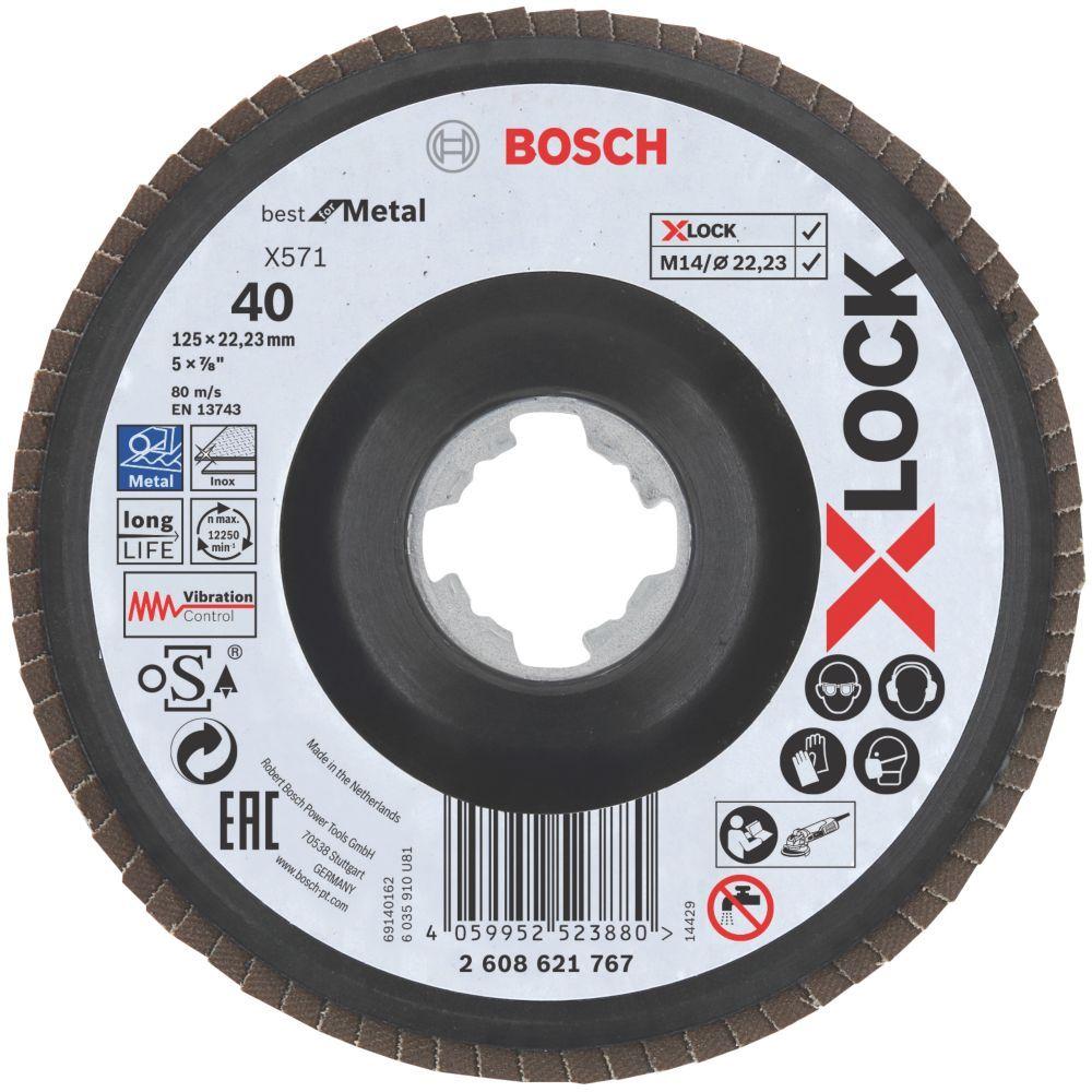 Disco Lamelar BOSCH X571 (Metal - 125 mm)