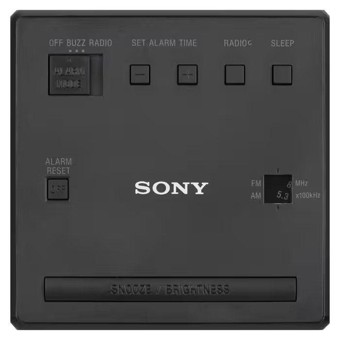 Rádio-Despertador SONY ICF-C1B (0,1 W - Preto), miniatura 5