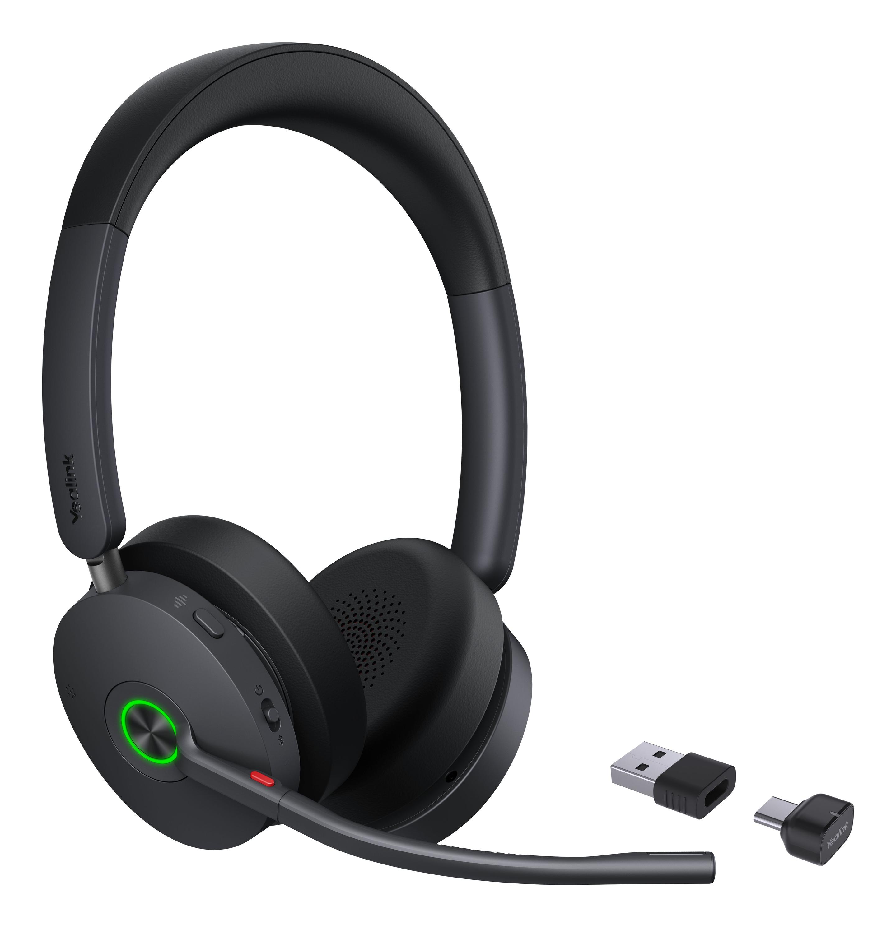 Headset YEALINK BH74 UC (Binaural - Sem fios - Supra-aural - Preto)