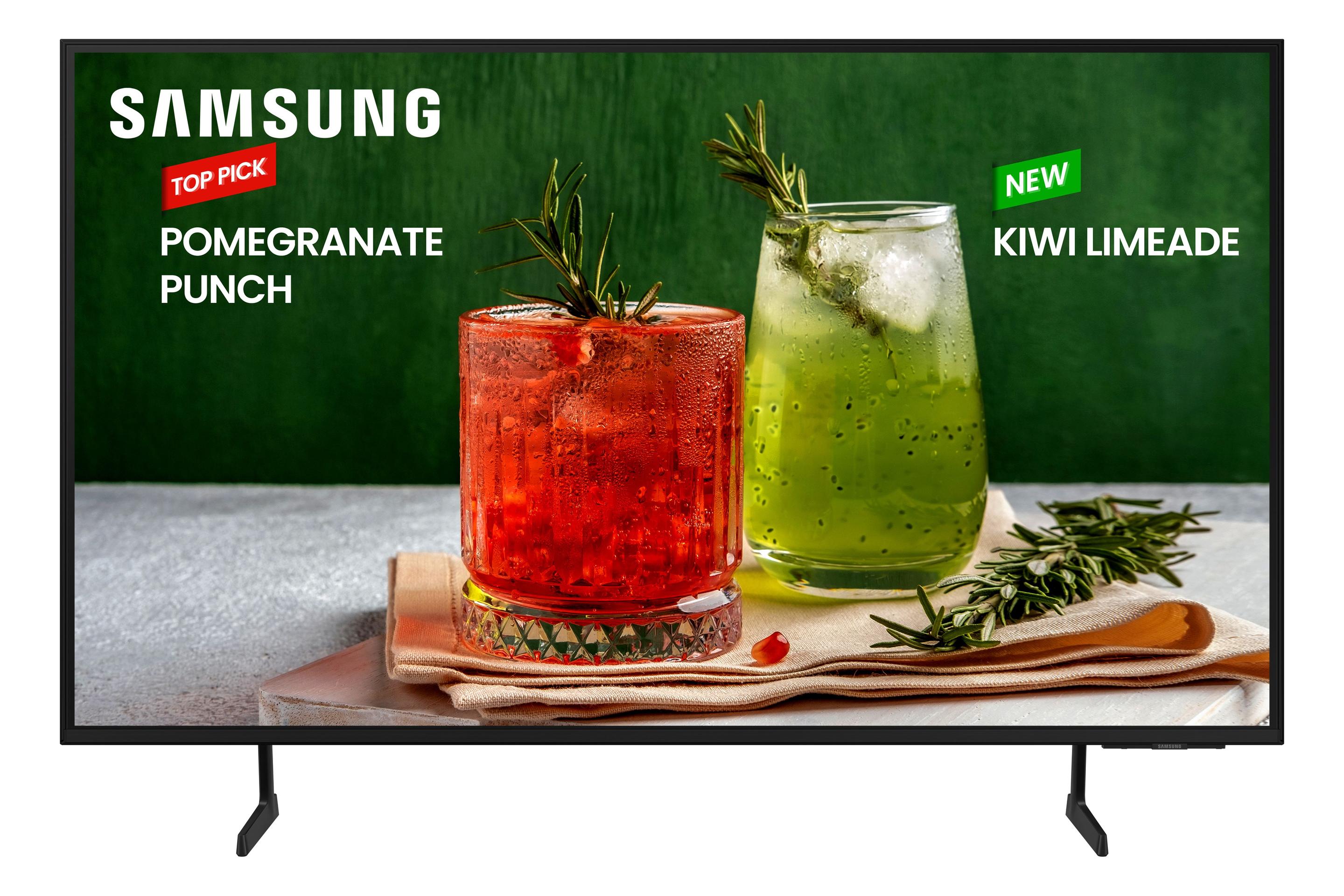 Televisão SAMSUNG TV BE85D-H (85" - LED - 4K Ultra HD - Preto)