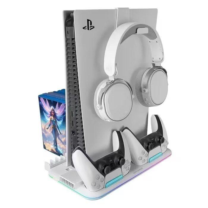 Suporte Multifuncional MARS GAMING MPS5-B2 (Branco), miniatura 2