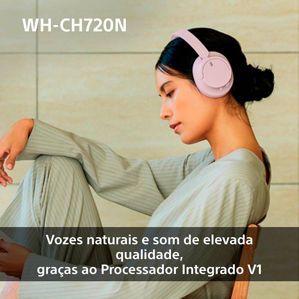 Auscultadores SONY WH-CH720N (Com fios e sem fios - 2,5 W - Rosa), miniatura 5