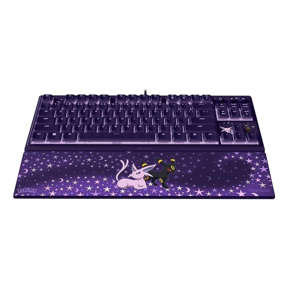 Teclado RAZER Ornata V3 Tenkeyless – Espeon & Umbreon Edition (Tecla com membrana mecânica - 80 - USB - Roxo) — miniatura 4