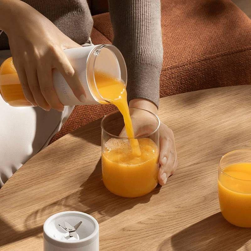 Liquidificadora Portátil XIAOMI Portable Blender BHR9226EU (Liquidificadora portátil - 45 W - 19500 RPM - Branco e Transparente) — miniatura 5