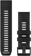 Bracelete para Smartwatch GARMIN QuickFit 26mm (Bracelete para smartwatch - Preto/Cinza - Silicone - Preto/Cinza)