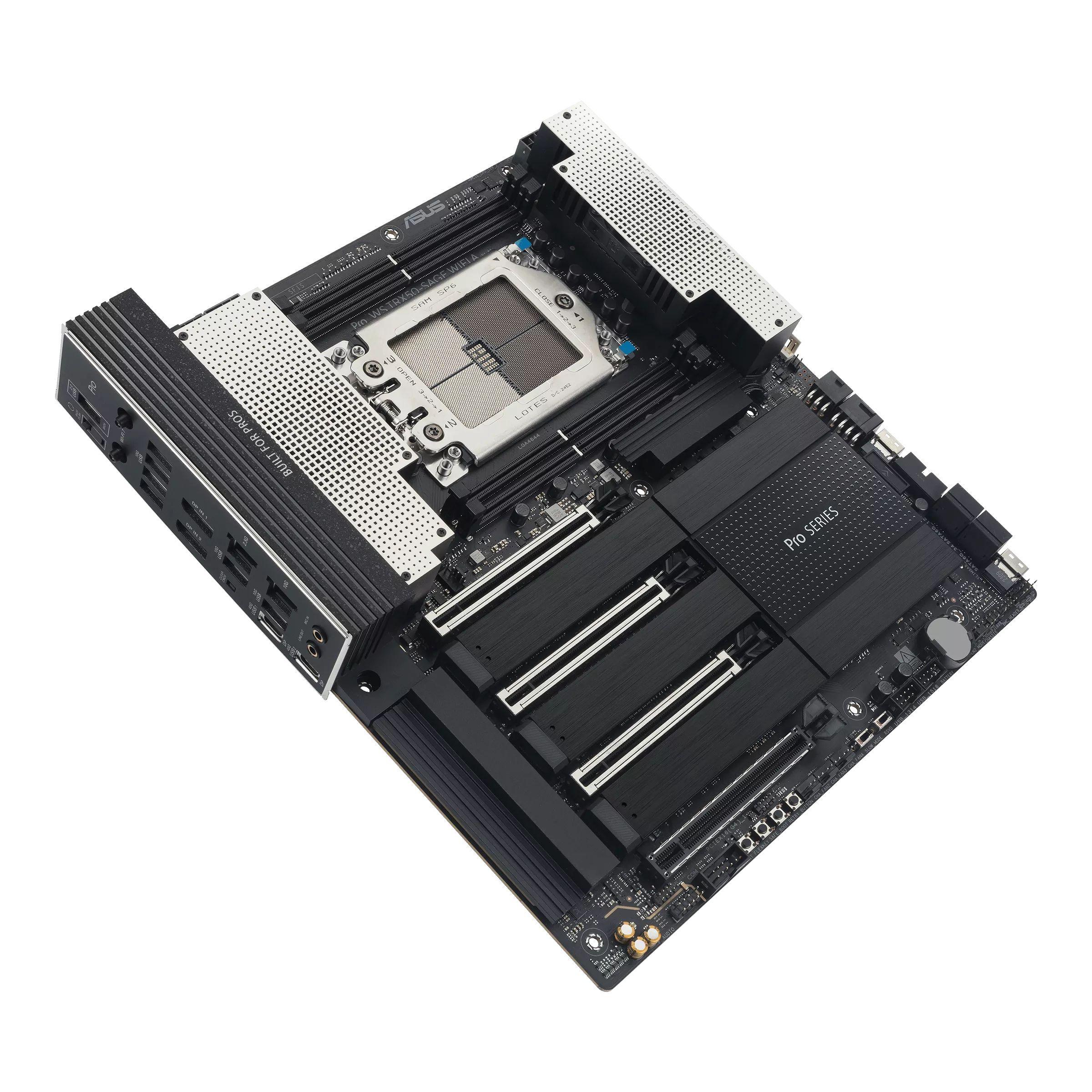 Motherboard ASUS PRO WS TRX50-SAGE WIFI A (sTR5 - CEB - Duplo canal - Alumínio e Preto), miniatura 4