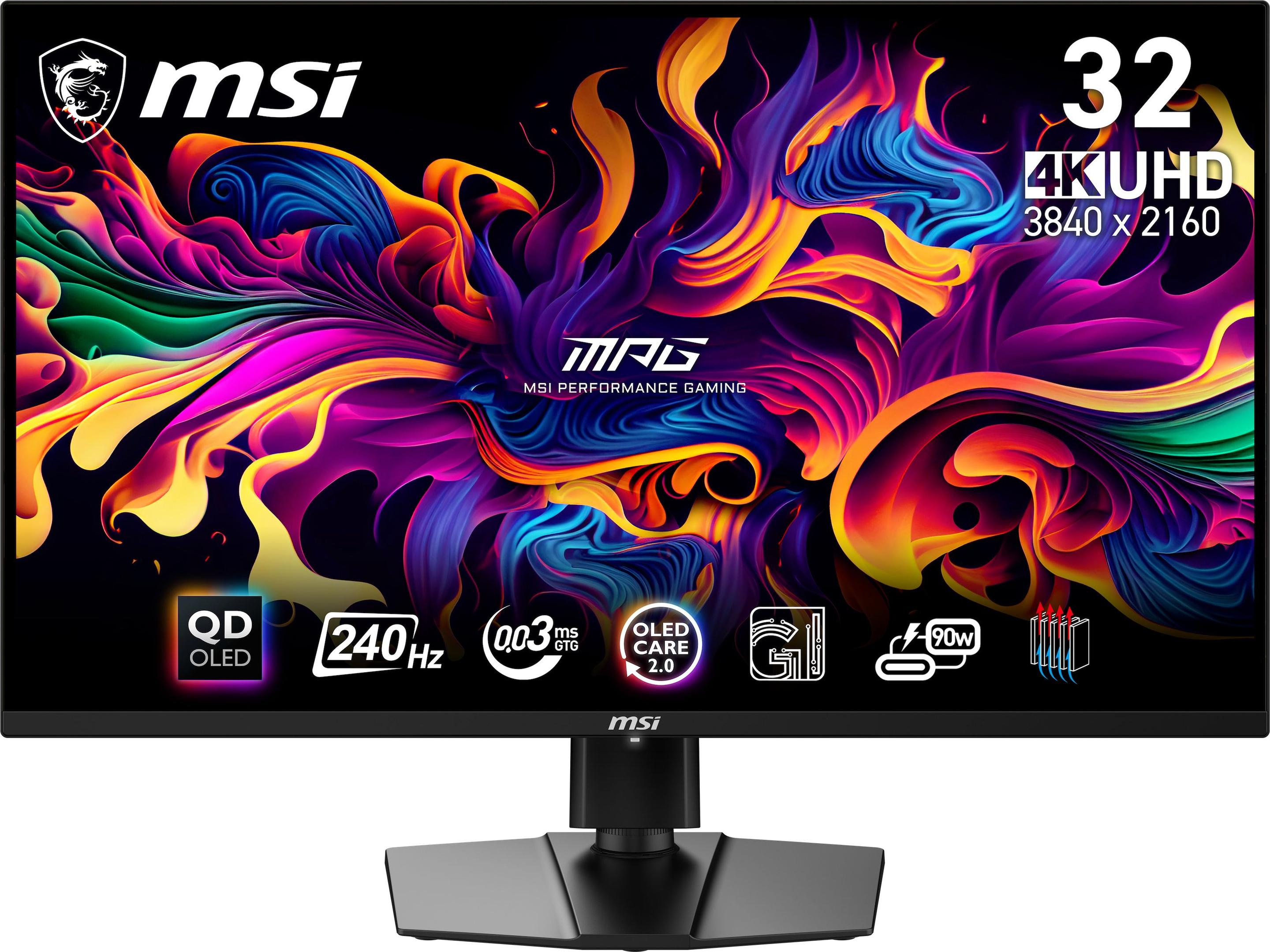 Monitor MSI MPG 321URX QD-OLED (31,5" - QD-OLED - 240 Hz - Preto)