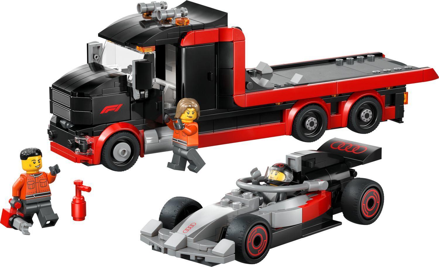 LEGO 60493 City Camião de Exposição de F1® com Carro de Corrida de F1® Audi (7+ anos - 508 peças)