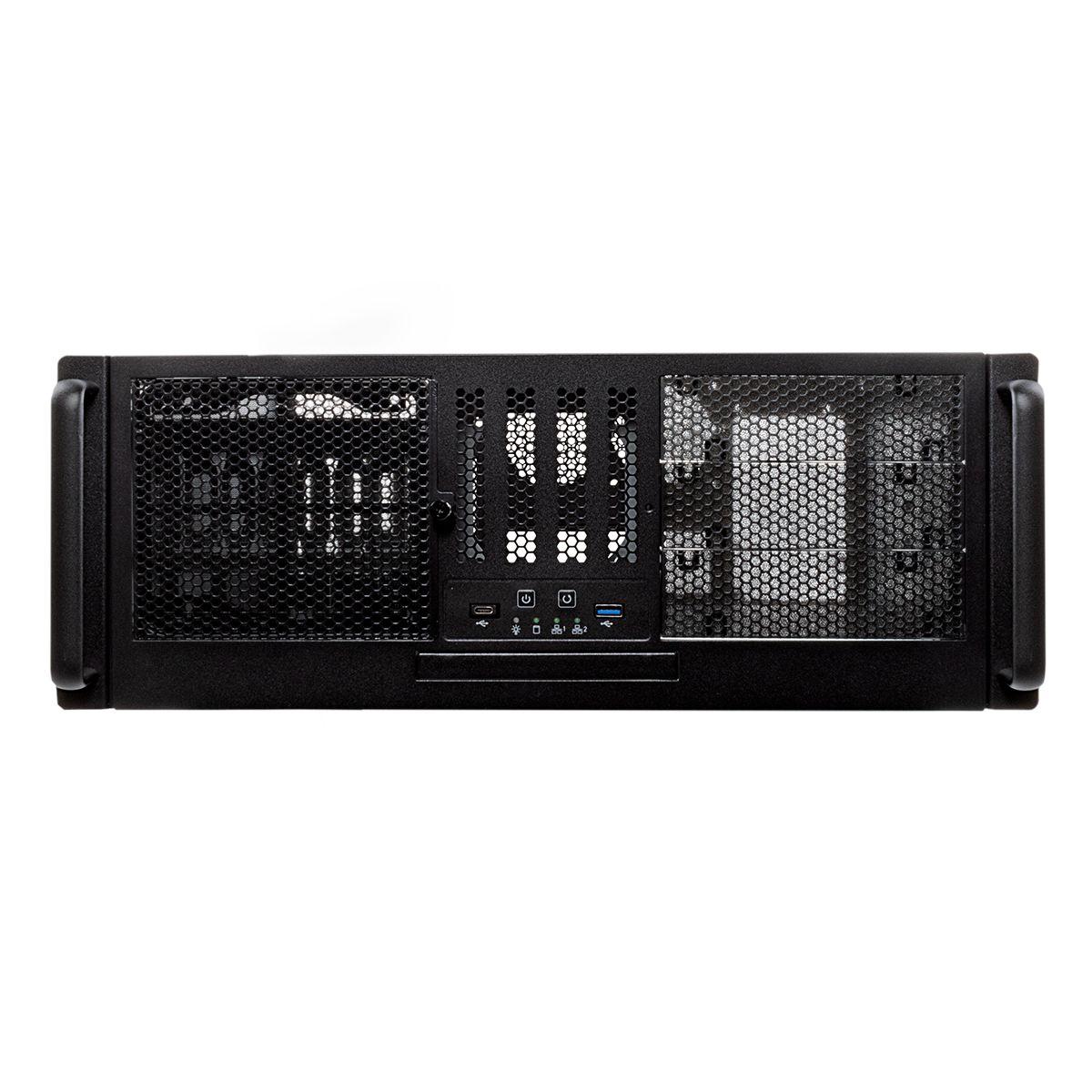 Caixa Rack Servidor UNYKACH UK 4329 (Rack - SGCC - Preto e Prateado) — miniatura 2