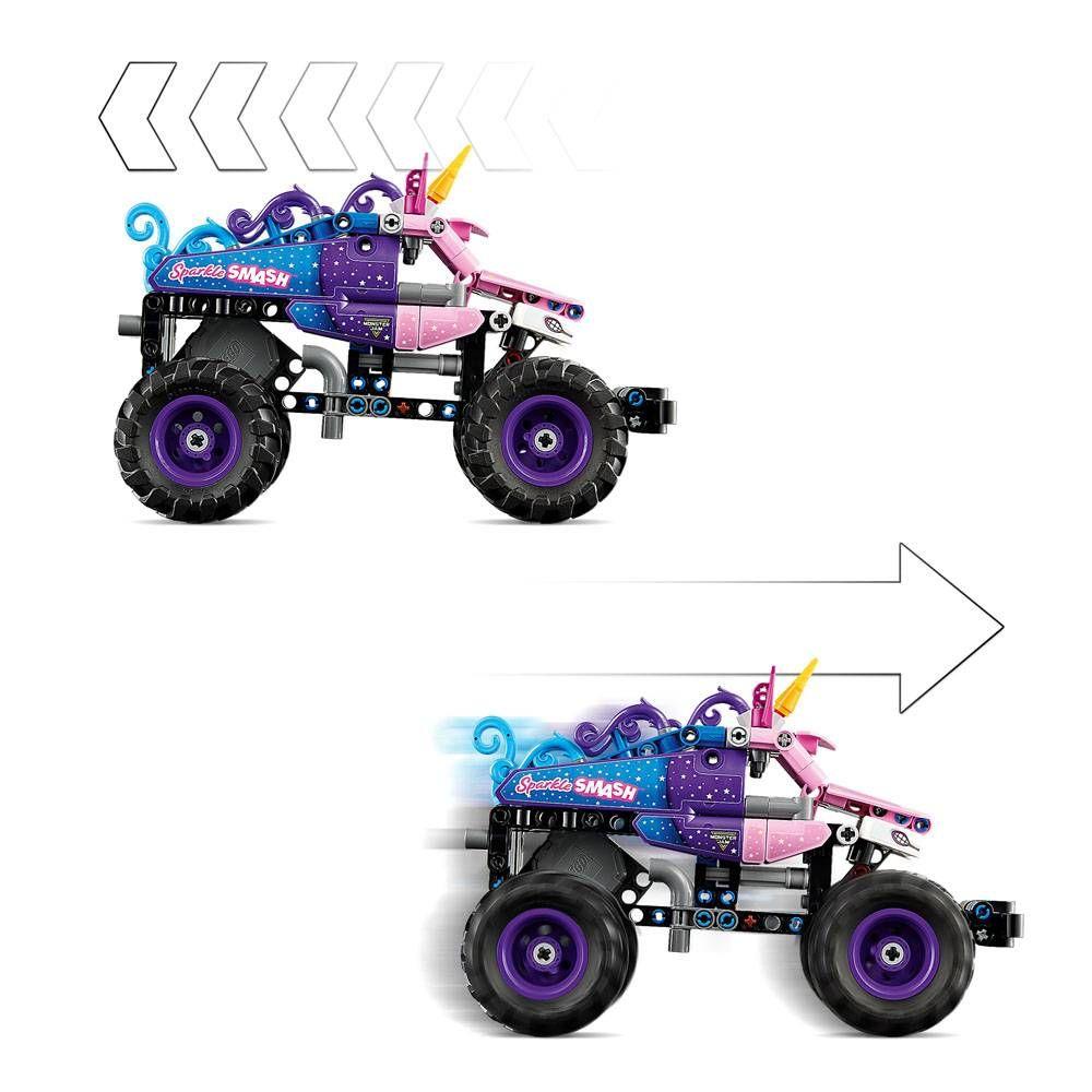 LEGO 42220 Technic Pull-back Monster Jam™ Sparkle Smash™ (7+ anos - 243 peças), miniatura 6
