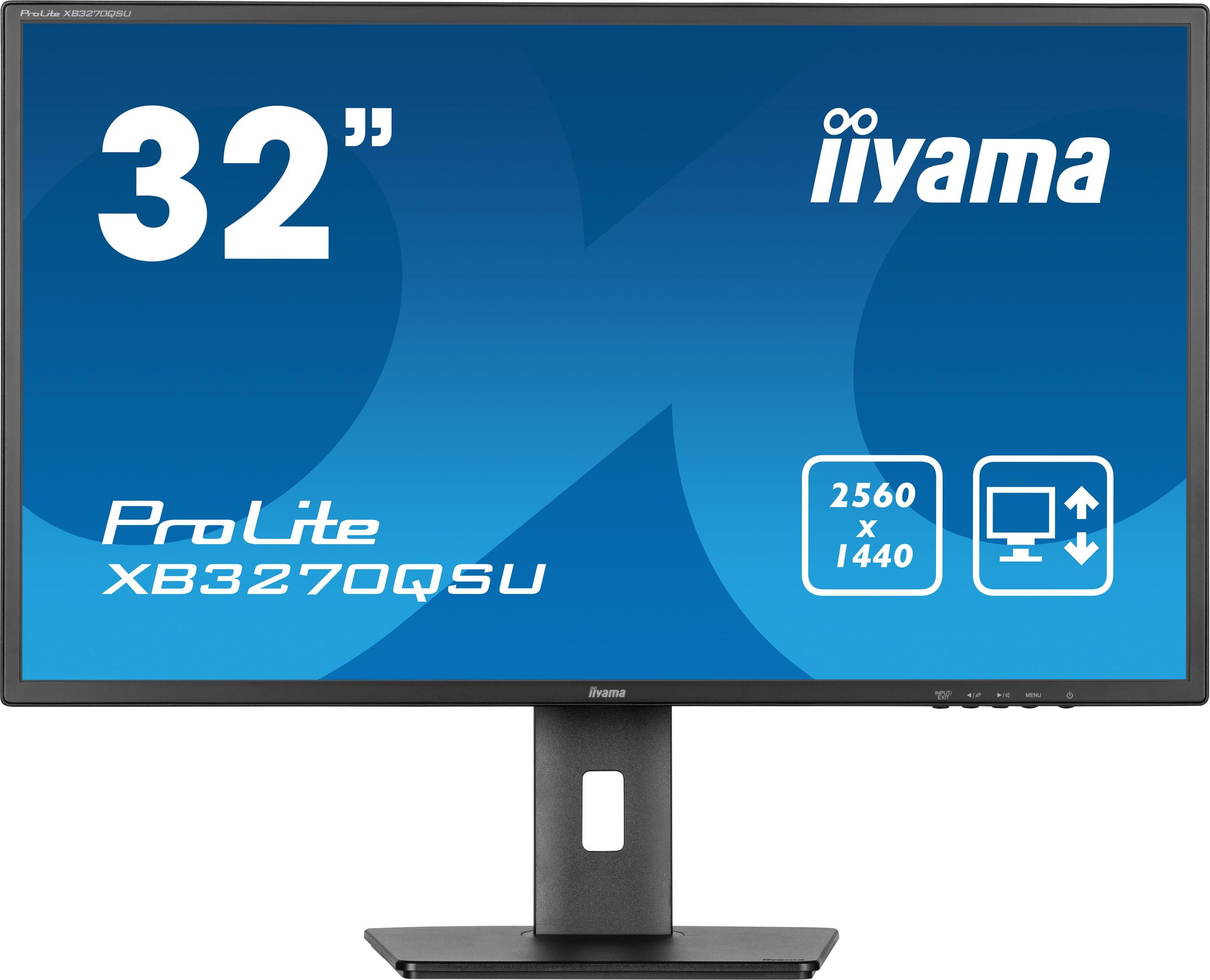 Monitor IIYAMA ProLite XB3270QSU-B1 (31,5" - IPS - 100 Hz - Preto) — miniatura 2