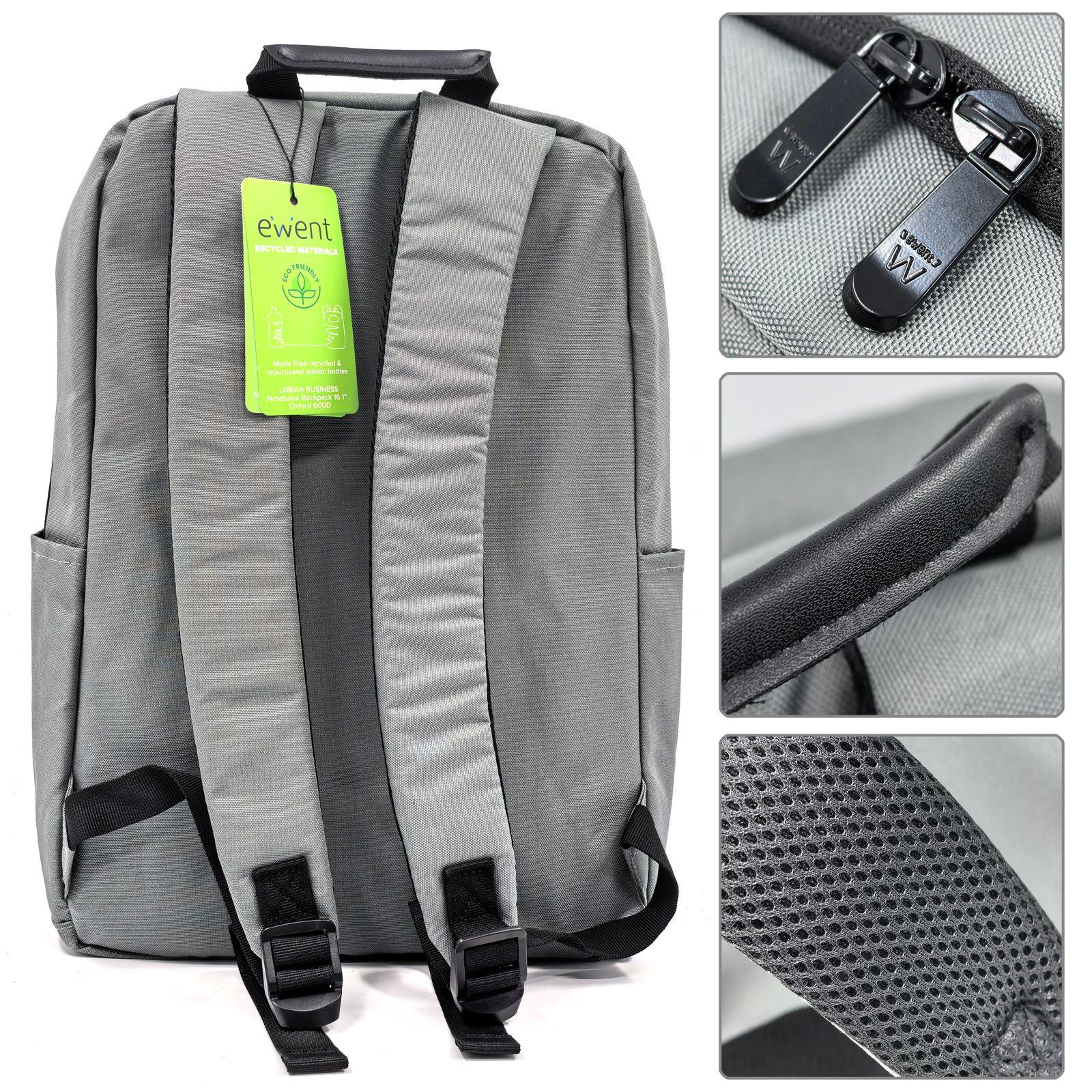 Mochila EWENT EW2538 (25 l - 40,9 cm - Altura 45 cm - Cinzento), miniatura 2