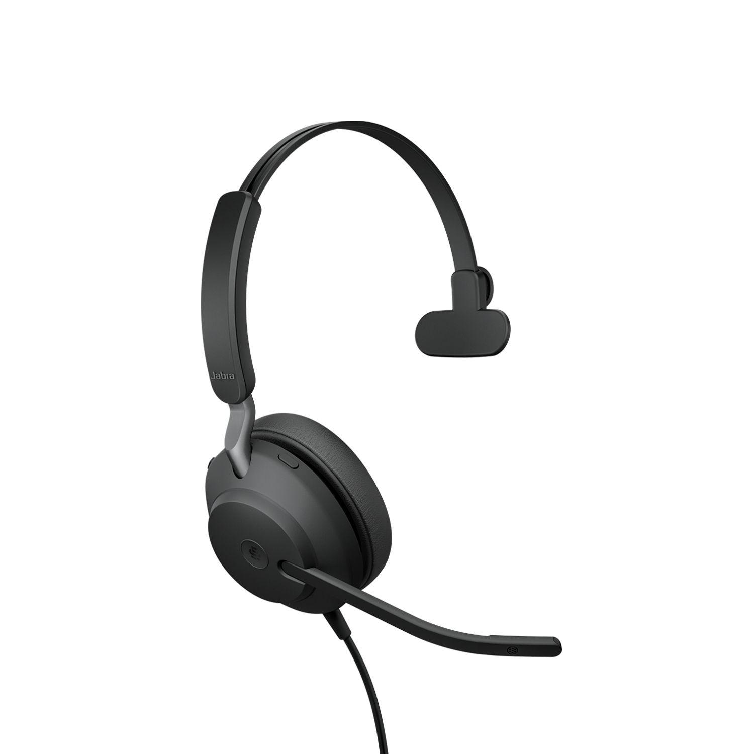 Headset JABRA Evolve2 40 SE MS Mono USB-A (Monofónico - Com fios - Supra-aural - Preto), miniatura 3