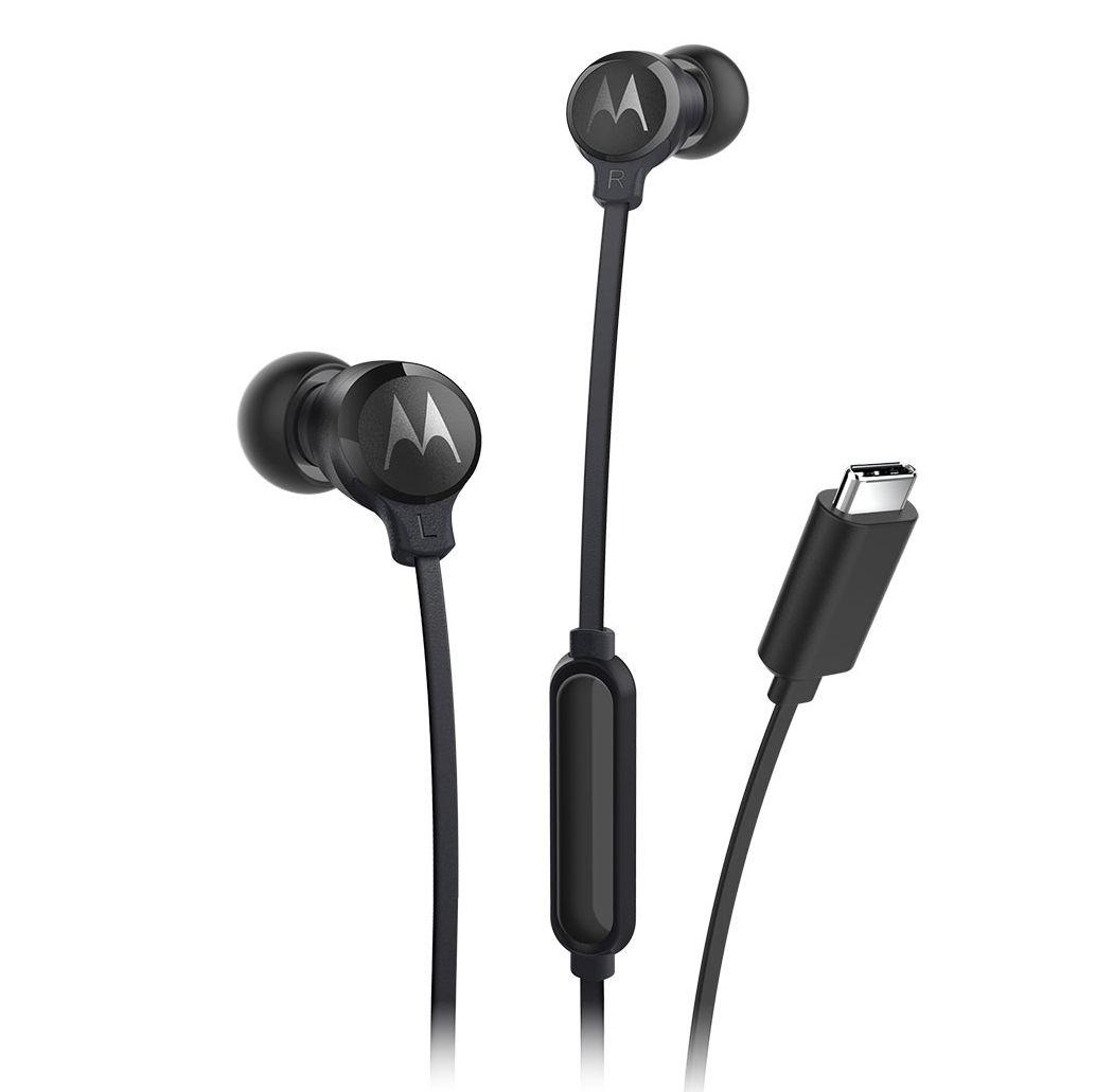 Auscultadores MOTOROLA Earbuds 3C-S (Binaural - Com fios - Intra-aural - Preto)