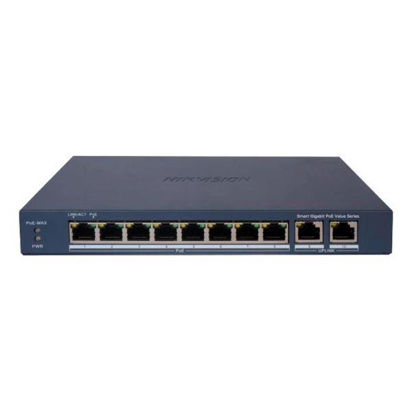 Switch PoE Gerível HIKVISION DS-3E1510P-EI/M(B) (10/100/1000 Mbps - IEEE 802.3af/at), miniatura 2