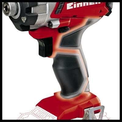 Aparafusadora de Impacto EINHELL TE-CI 18/1 Li-Solo (Preto e Vermelho), miniatura 4