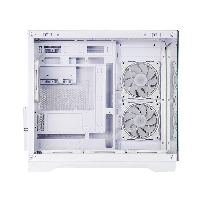 Caixa de Computador CHIEFTEC GM-30W-TG-OP (ATX, Micro ATX, Mini-ITX - Cubo - 17,5 cm - Branco) — miniatura 4