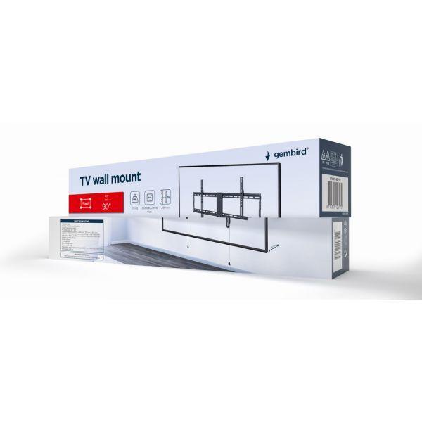 Suporte de Parede TV GEMBIRD WM-90F-01 (200 x 200 mm a 800 x 400 mm - 800 x 400 mm - 200 x 200 mm - Preto), miniatura 5