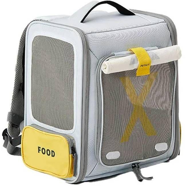 Transportadora para Animais PETKIT Breezy xZone P7703A (Tecido de malha - Cinzento) — miniatura 4