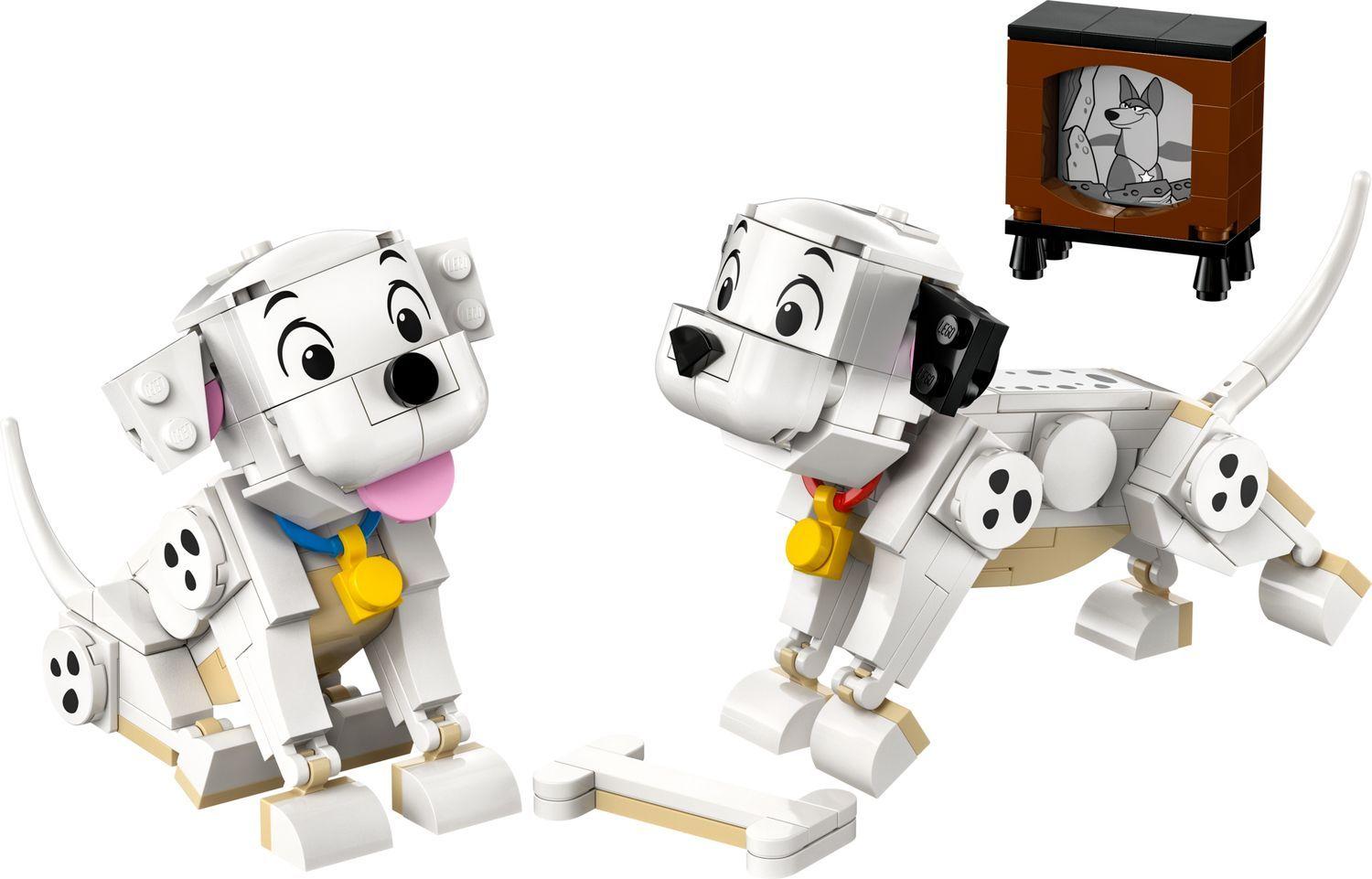 LEGO 43271 Disney Lucky &amp; Penny: Cachorrinhos dos 101 Dálmatas (6+ anos - 268 peças)