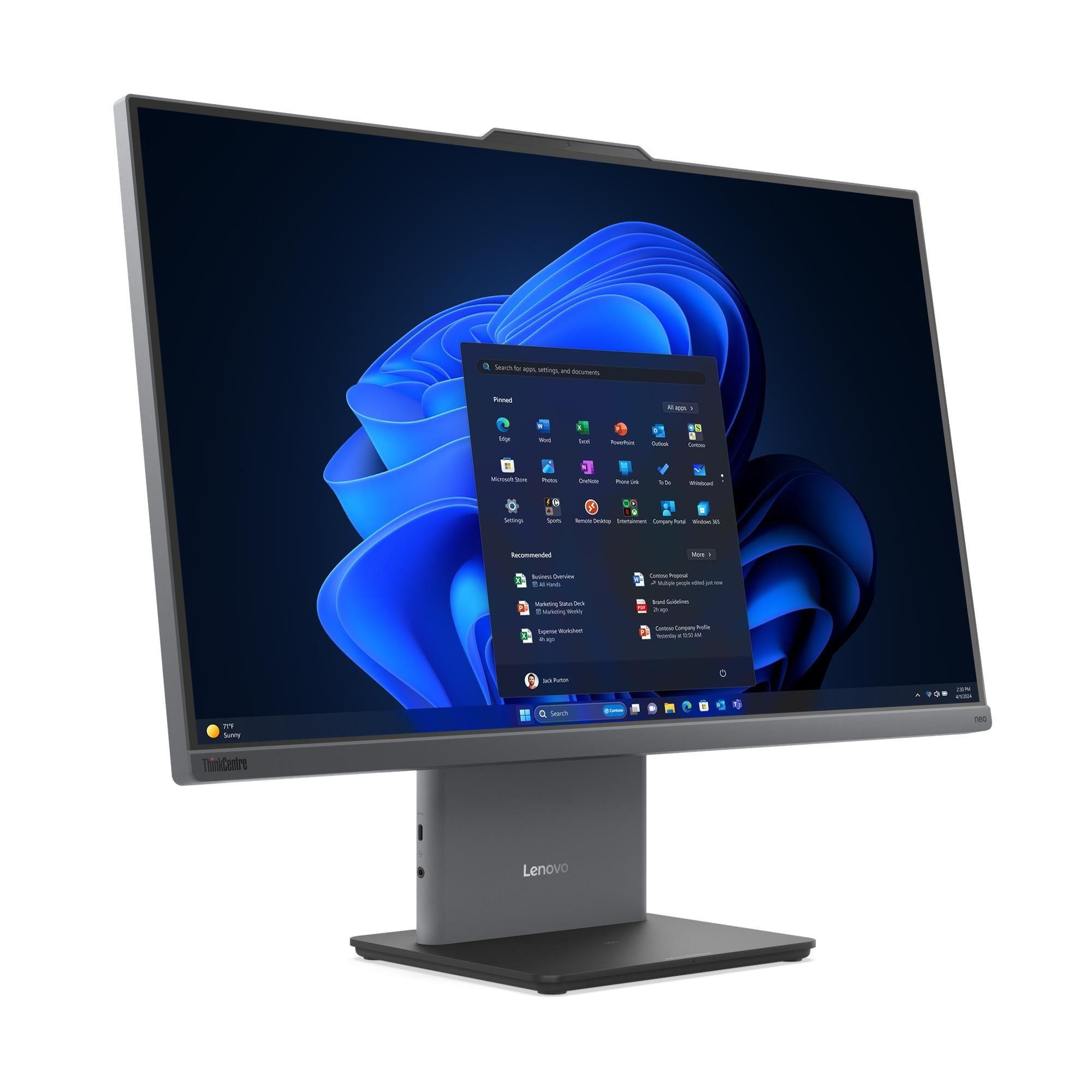 PC All-in-One LENOVO ThinkCentre neo 50a 24 Gen 6 LNL (Core Ultra 5 226V - 16GB - 512GB SSD - 23,8" Full HD - Cinzento), miniatura 2