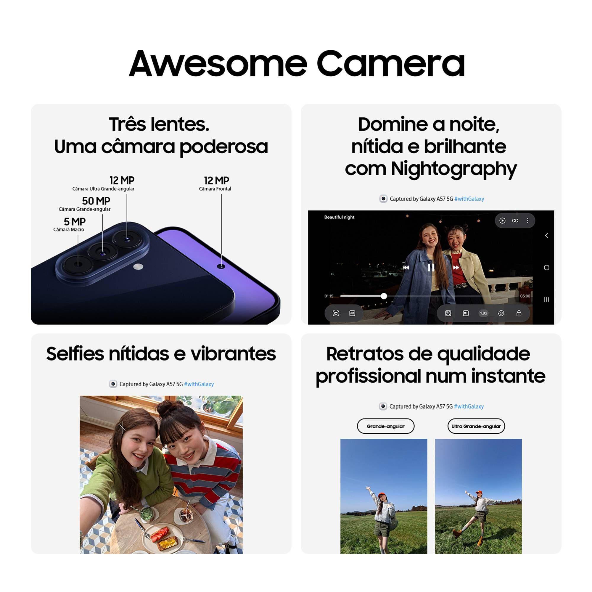 Smartphone SAMSUNG Galaxy A57 5G (12GB/512GB - 6,7" - Cinzento), miniatura 5