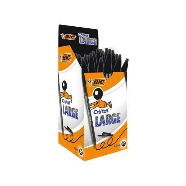 Caneta Esferográfica BIC Cristal Large (Plástico - Preto) — miniatura 2