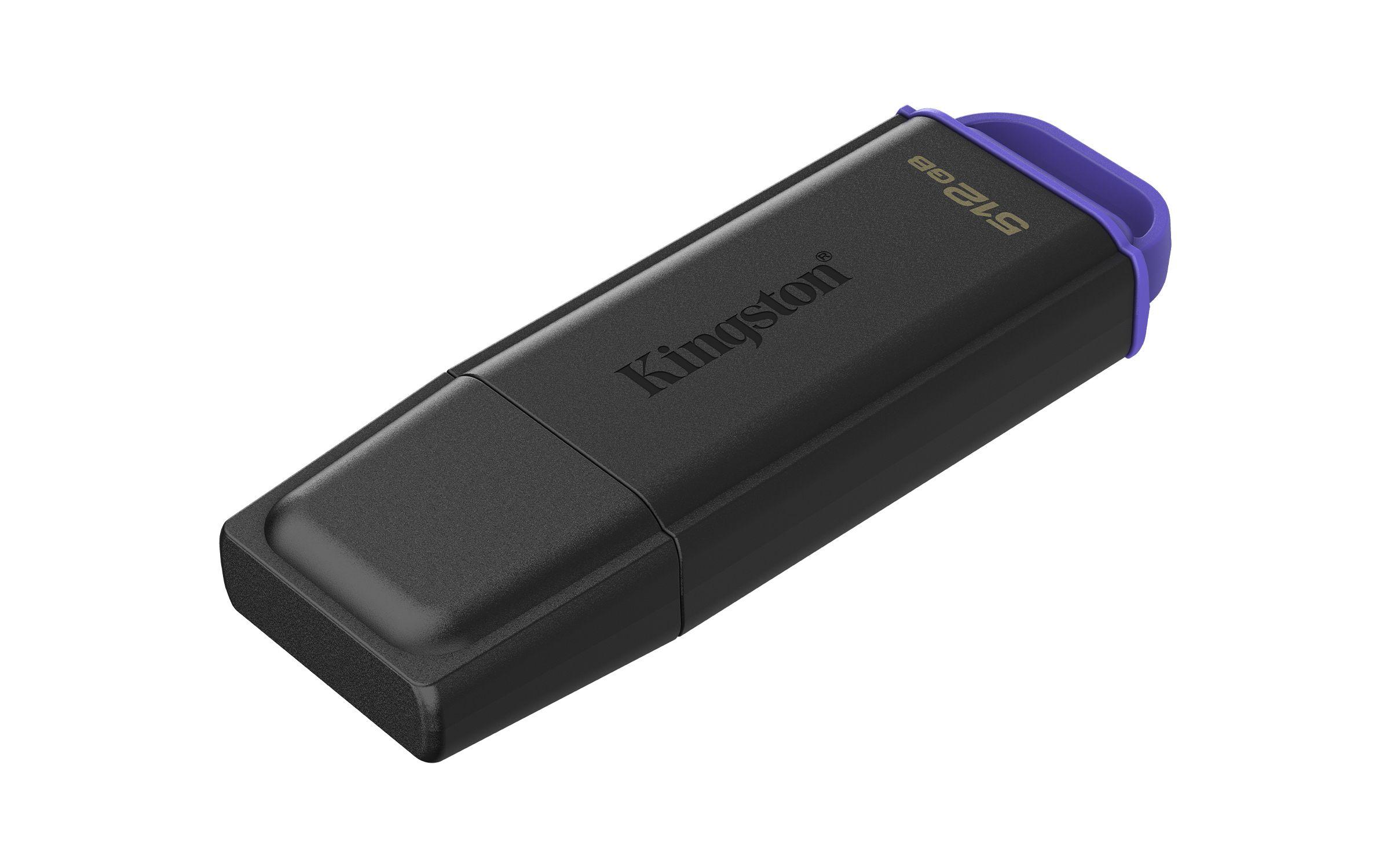 Pen USB KINGSTON DataTraveler Exodia (512 GB - USB Type-A - 3.2 Gen 1 - Preto e Violeta) — miniatura 3