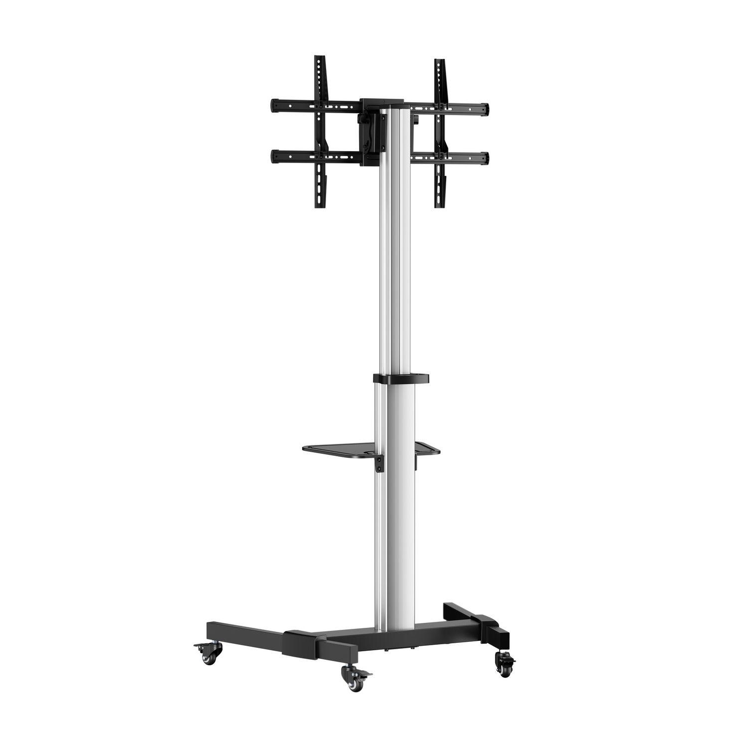 Suporte de Chão com Rodas para TV AISENS FT86TRE-197 (37-86" - 50 kg - Preto e Prateado), miniatura 2