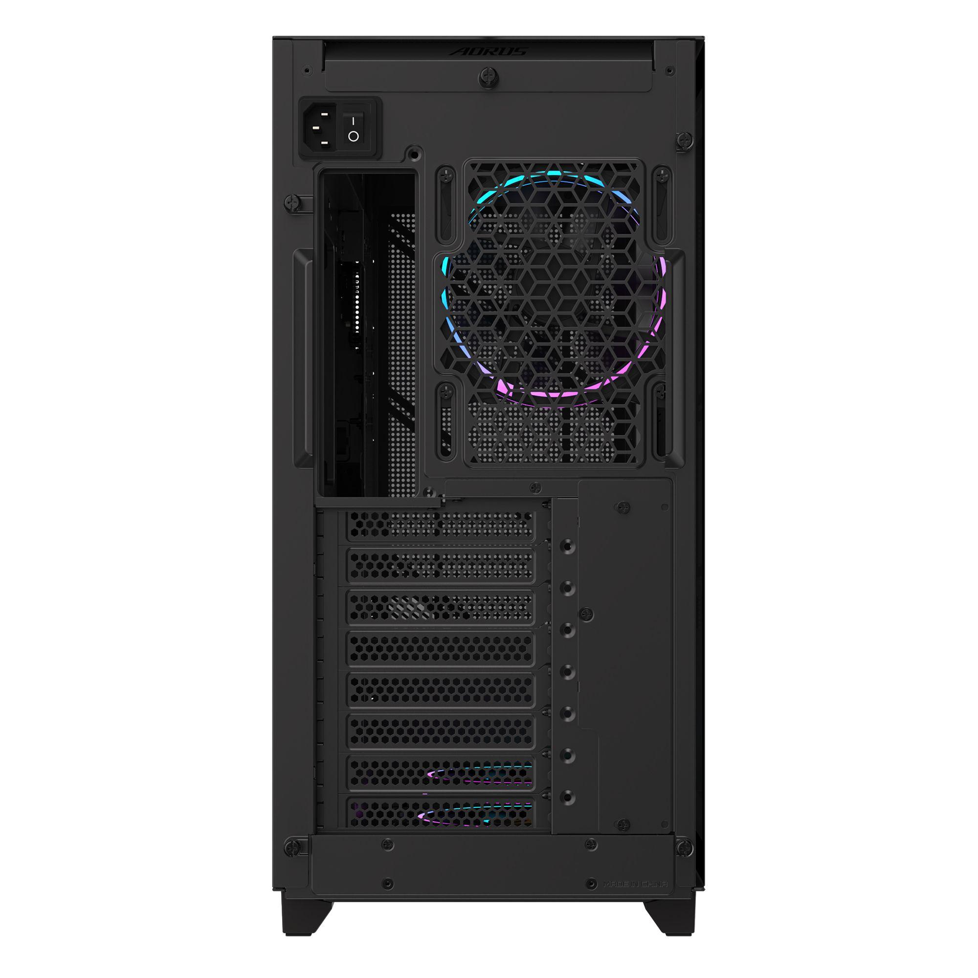 Caixa PC GIGABYTE AORUS C400 GLASS (ATX, Micro ATX, Mini-ITX - Midi Tower - Vidro, Plástico, Aço - Preto) — miniatura 6