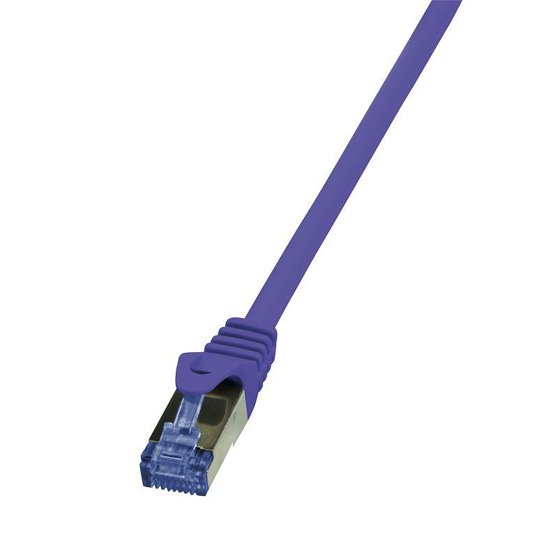 Cabo de Rede RJ45 LOGILINK CQ308VS (7,5 m - Cat6A - RJ-45 - Violeta)