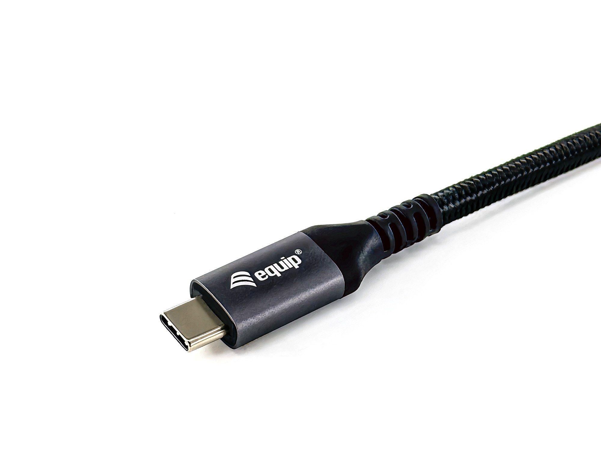 Cabo USB-C EQUIP 128382 (2 m - USB C - Preto) — miniatura 3