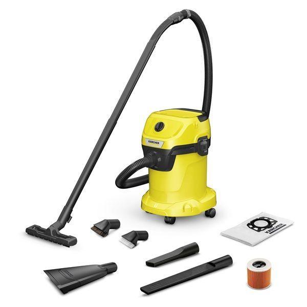 Aspirador de Sólidos e Líquidos KÄRCHER WD 7 Control P S 30/6/35/T (Altura 69,3 cm - 315 AW - Aspirador de tambor, sem saco - Amarelo/Preto/Prateado) — miniatura 2