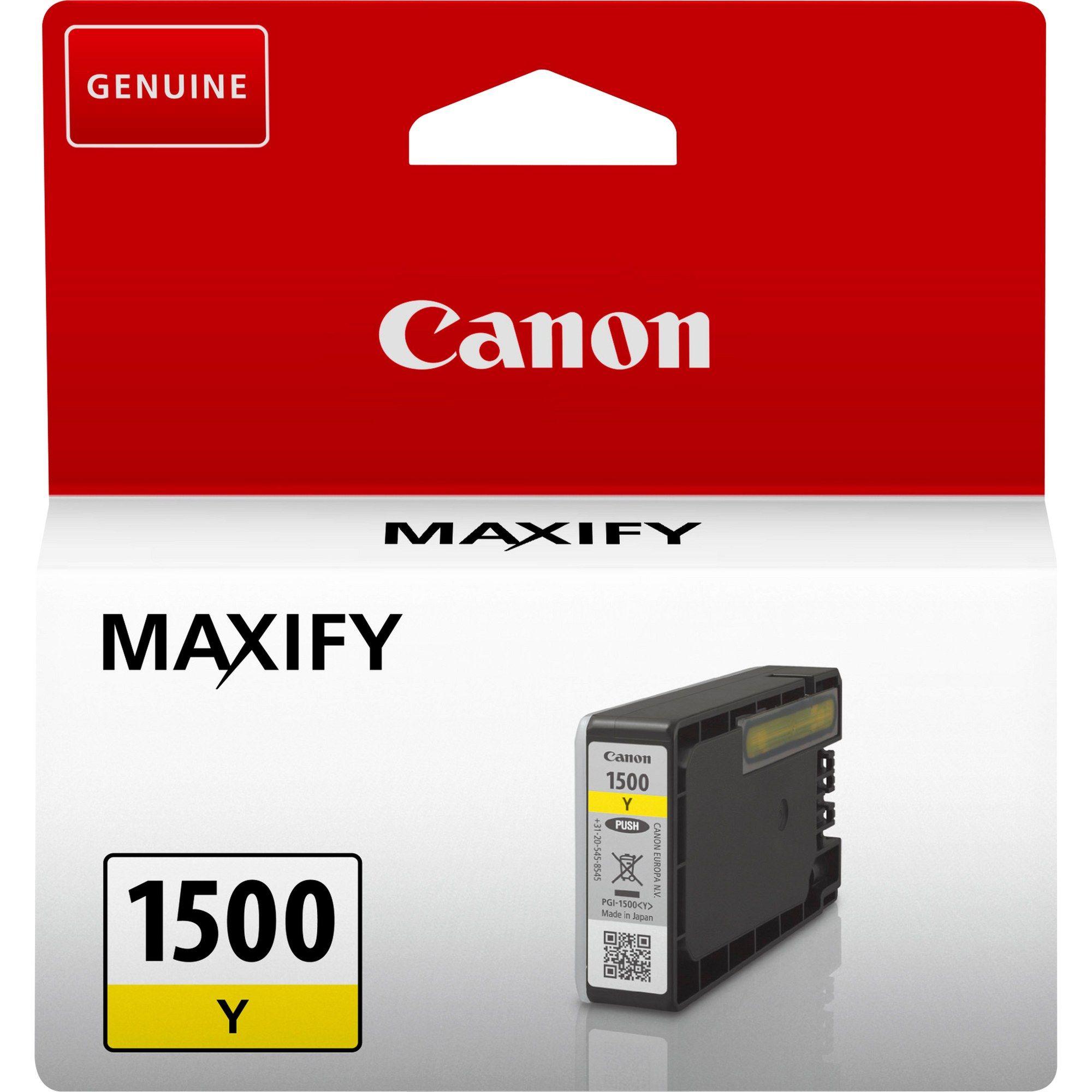 Tinteiro CANON 9231B001 / PGI-1500 Y (Amarelo)