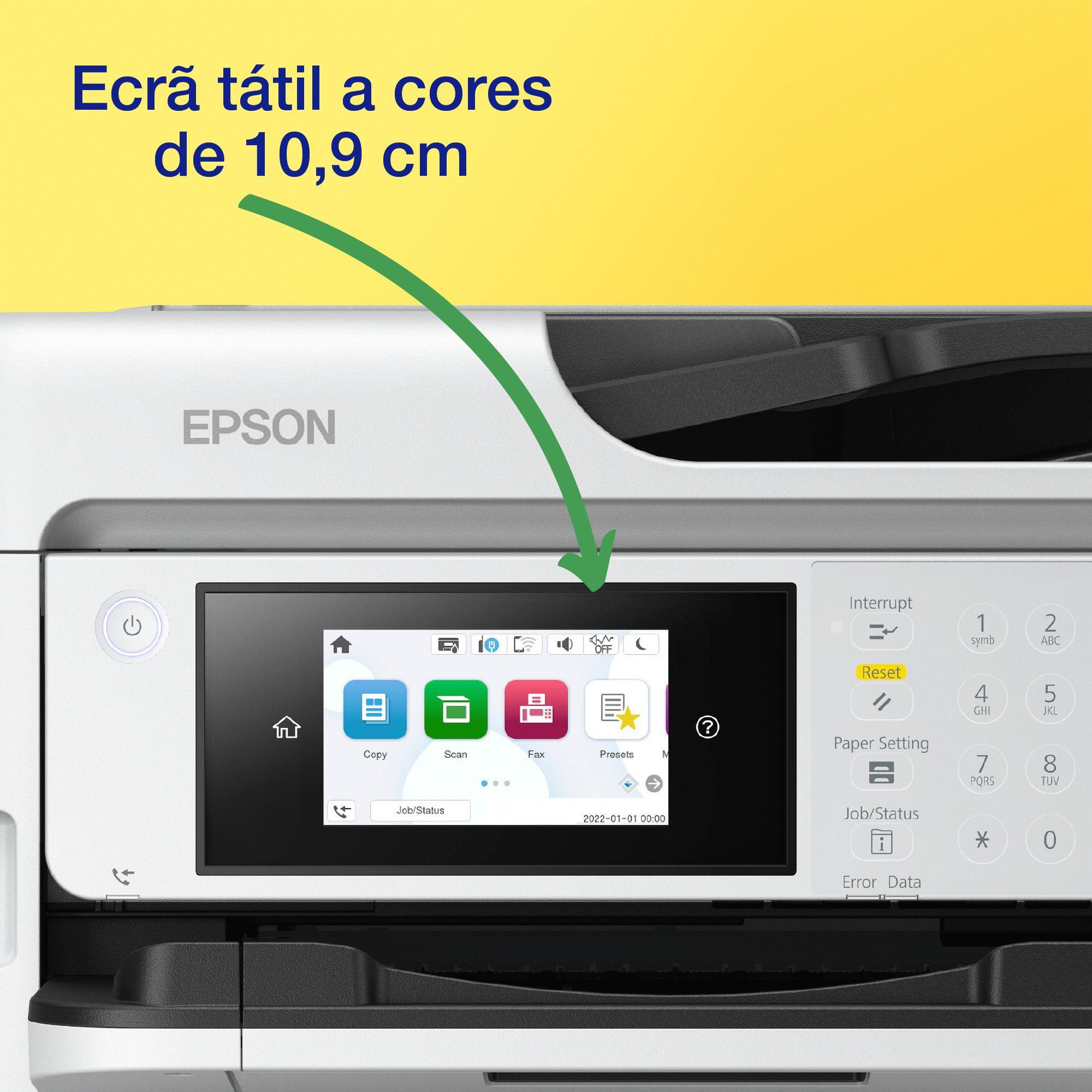Impressora Multifunções EPSON WorkForce Pro WF-C5890DWF (A4 - Impressão a cores - 1830 folhas - Preto e Cinzento), miniatura 7