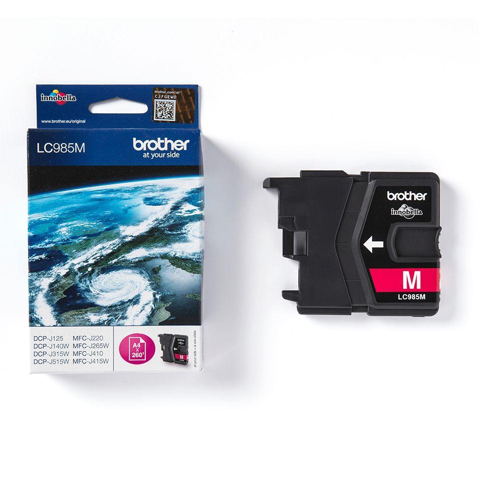 Tinteiro BROTHER LC985M (260 páginas - Magenta), miniatura 2