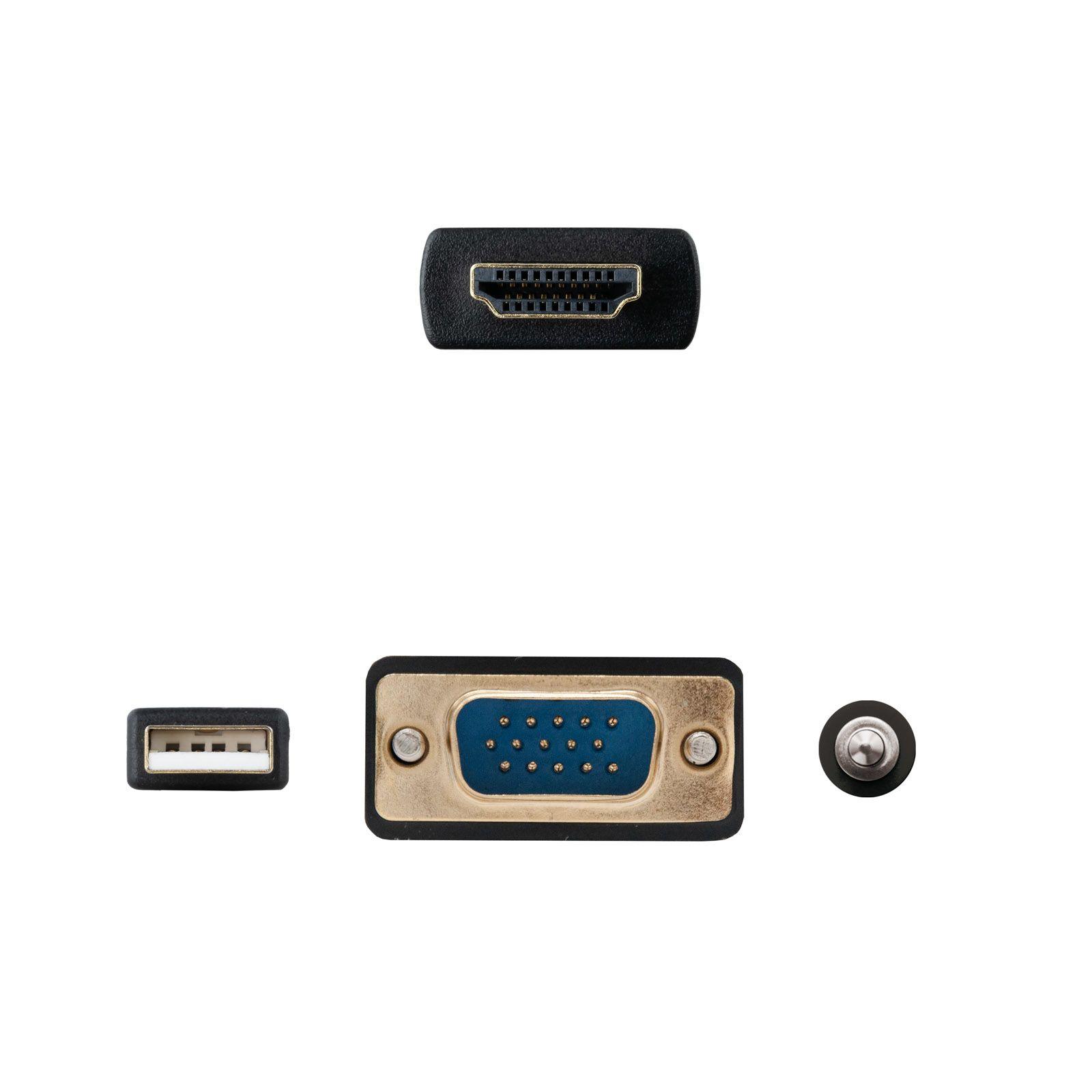 Cabo Conversor NANOCABLE 10.15.4350 (1,8 m - 60 Hz - HDMI Type A - Preto) — miniatura 3
